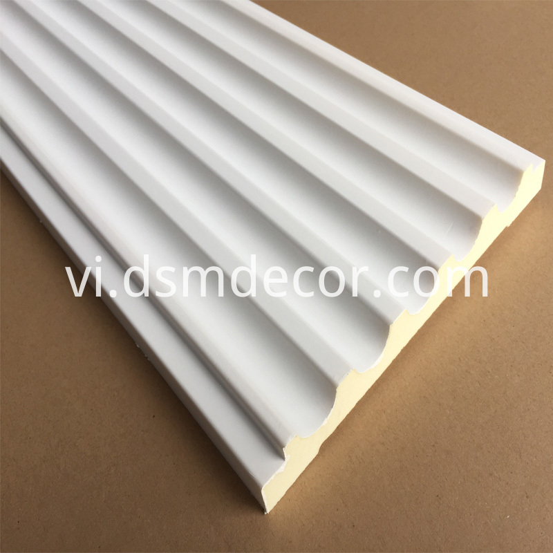 Polyurethane rãnh trang trí Pilasters Polyurethane Fluted Decorative Pilasters